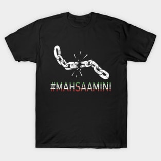 Women Life Freedom Rise With The Women #mahsaamini T-Shirt